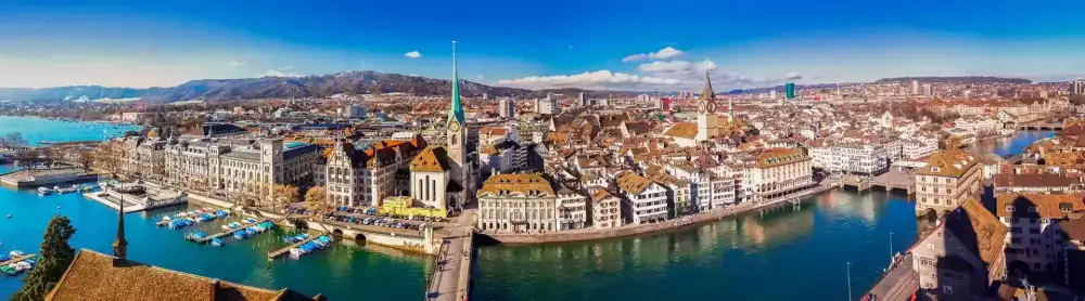 Panoramic View of  Zurich